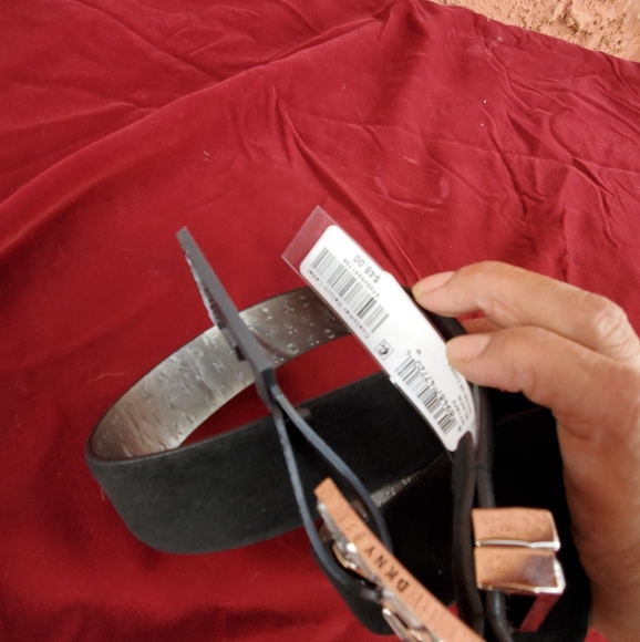 DNKY belt black with silver size M - Picture 6 of 6